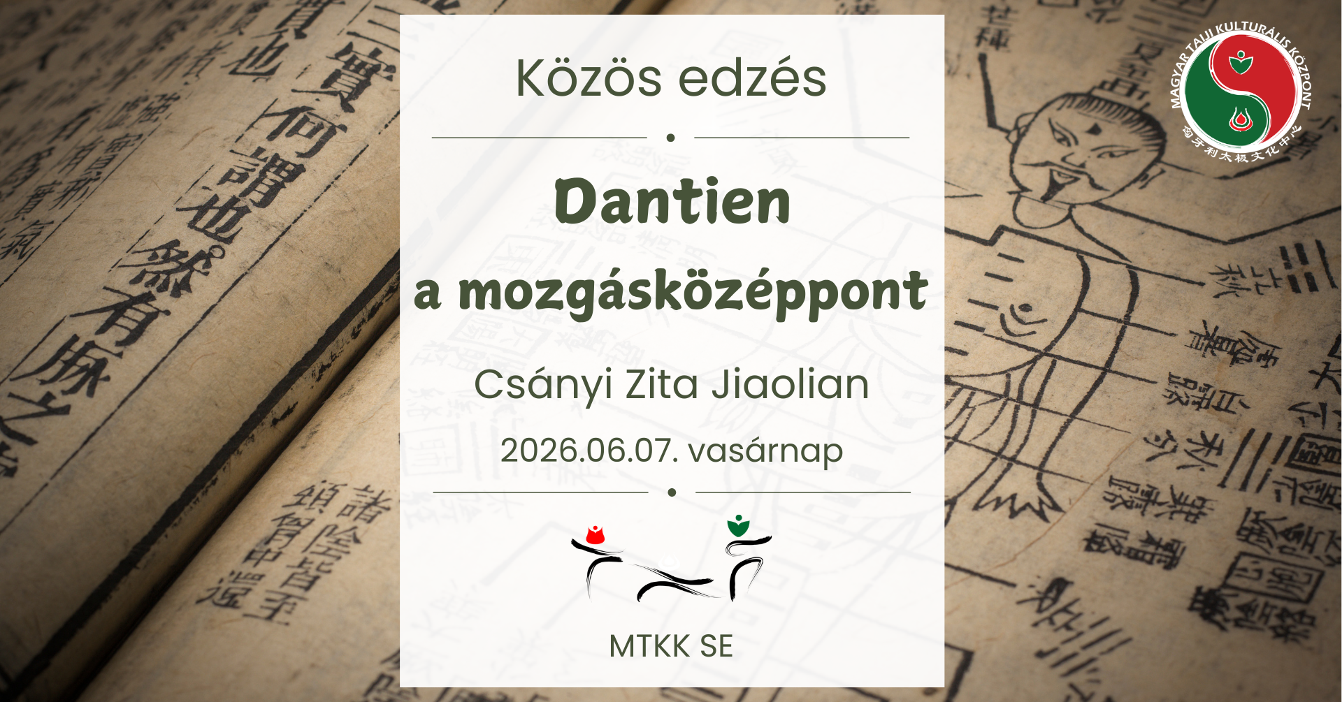 Dantien – a mozgásközéppont